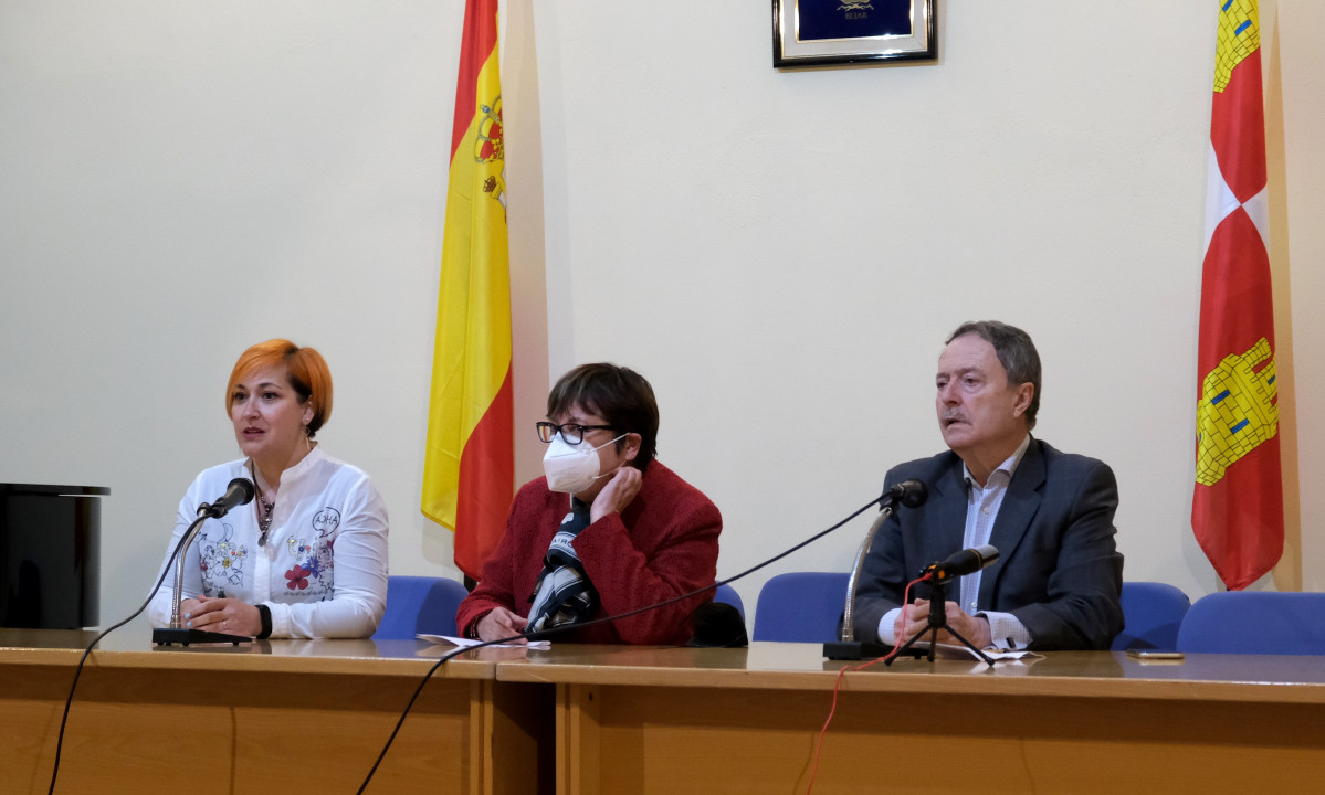 Rosa Torres, Josefa Montero y Manuel Carlos Palomeque