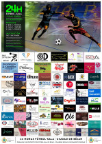 Cartel 24 Horas Fútbol Sala