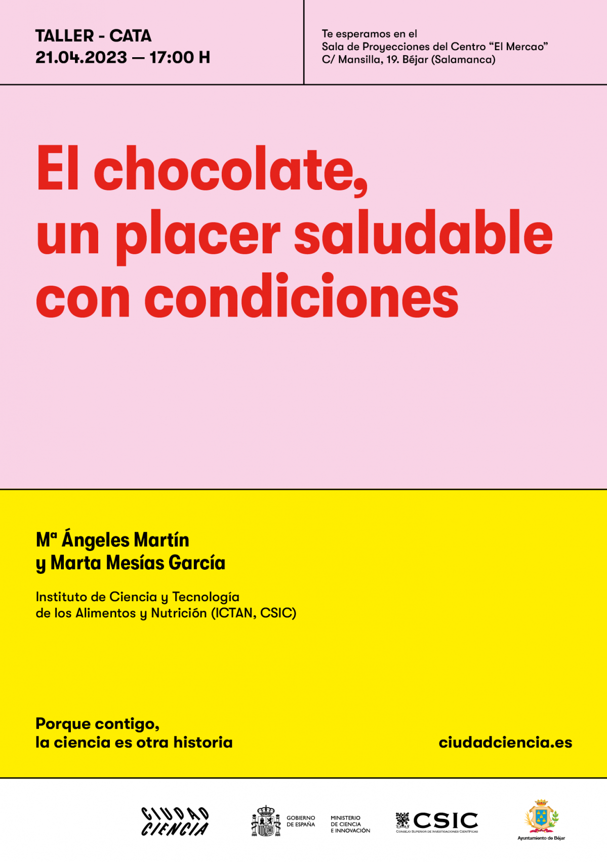 CARTEL TALLER CHOCOLATES