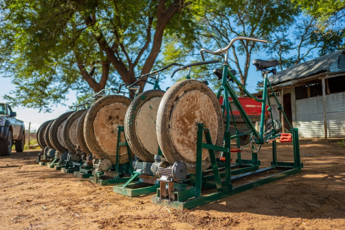 Proyecto bicibomba azada verde