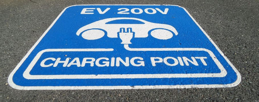 Electrical charging point vehicle