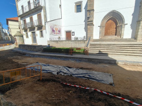 Restos oseos obra de la zona de San Juan